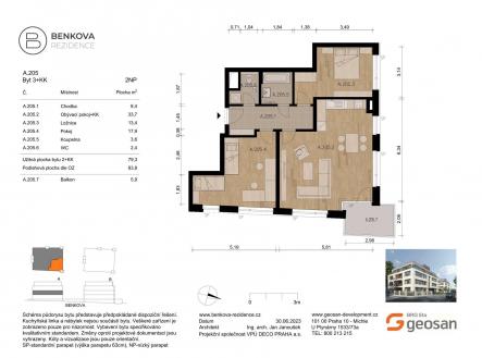 Prodej bytu, 3+kk, 83 m² obrázek