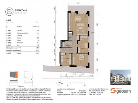 Prodej bytu, 4+kk, 101 m²