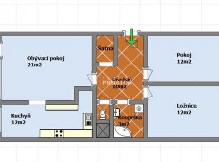 Pronájem bytu, 3+1, 80 m²