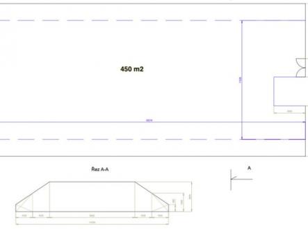 Pronájem komerčního objektu, sklad, 447 m²