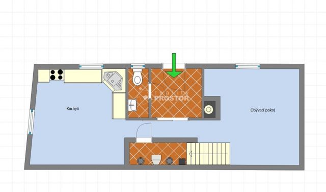 orientační plánek 1 NP