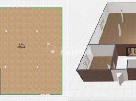 Pronájem komerčního objektu, výroba, 179 m²