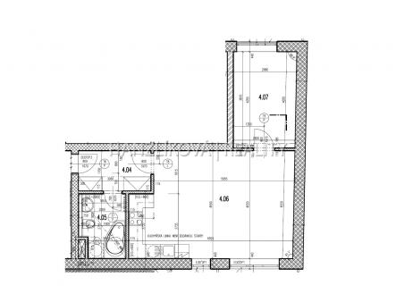 Pronájem bytu, 2+kk, 51 m²