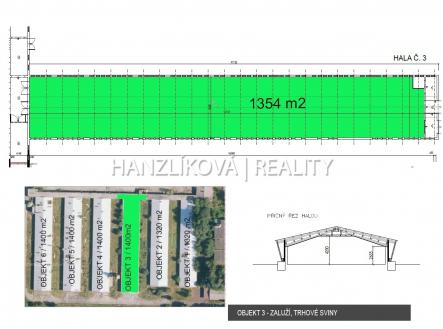 Pronájem - komerční objekt, sklad, 1 320 m²