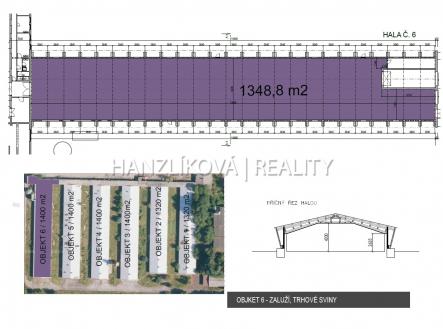 Pronájem - komerční objekt, sklad, 1 320 m²