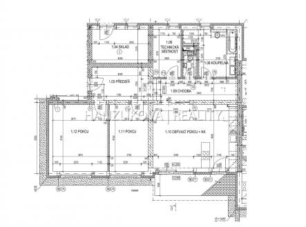 Pronájem bytu, 3+kk, 107 m²