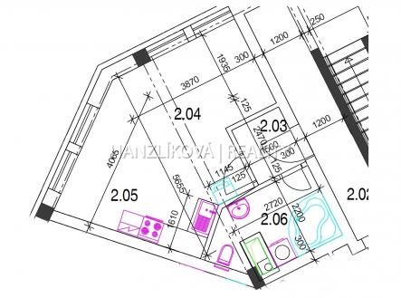 Pronájem bytu, 2+kk, 35 m²