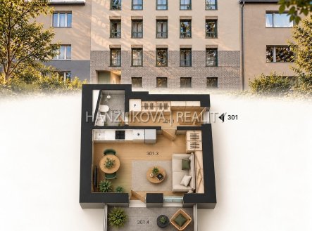 Prodej bytu, 1+kk, 30 m²