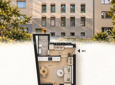 Prodej bytu, 1+kk, 31 m²