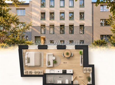 Prodej bytu, 1+kk, 27 m²