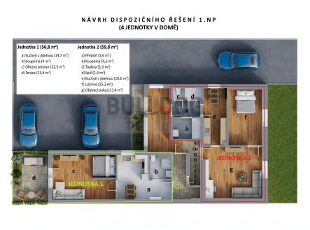 Prodej nájemního domu, 243 m²