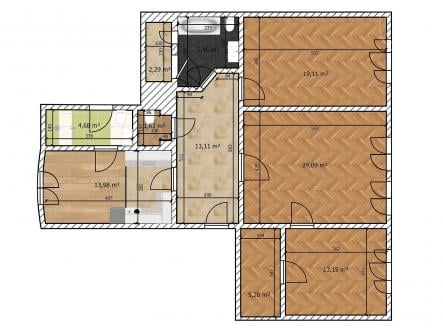 Prodej bytu, 3+1, 105 m²