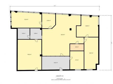 Pronájem - kanceláře, 305 m²