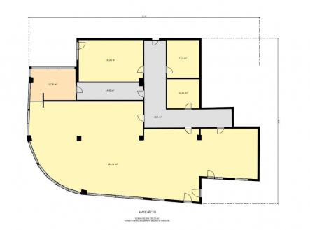 Pronájem - kanceláře, 338 m²