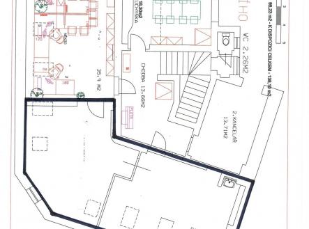 Pronájem kanceláře, 63 m²