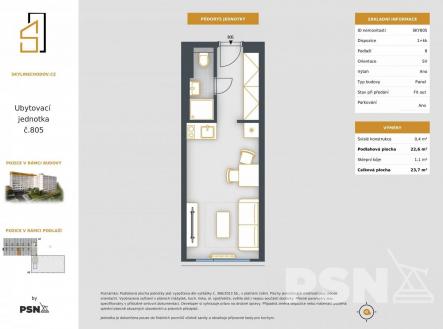 Prodej bytu, 1+kk, 23 m²