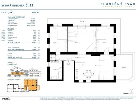 Prodej bytu, 4+kk, 179 m²