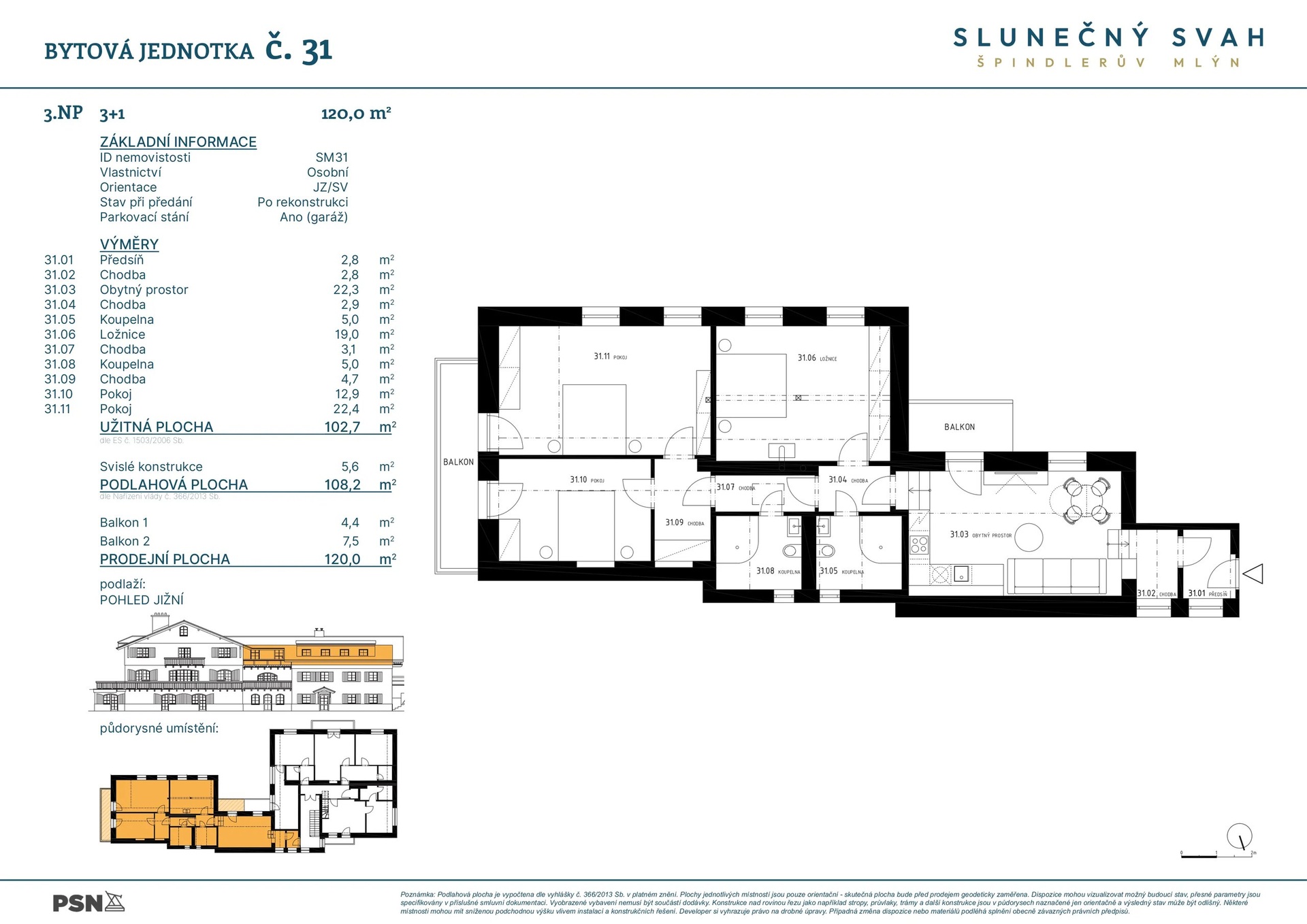 Slunečný svah - Špindlerův Mlýn