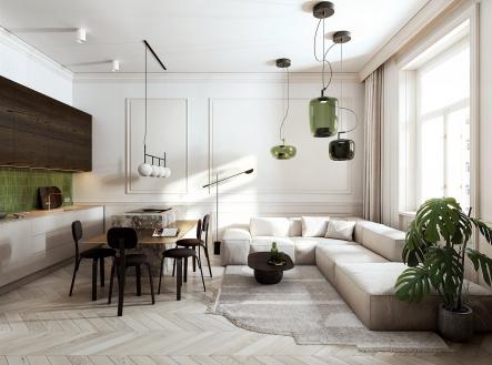 Prodej bytu, 3+kk, 64 m²