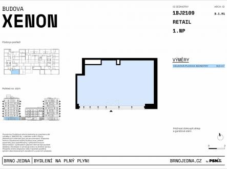 Prodej obchodní prostor, 51 m²