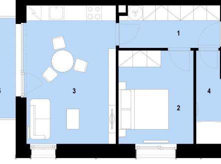Prodej bytu, 2+kk, 52 m²