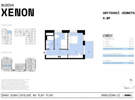 Prodej bytu, 2+1, 40 m²