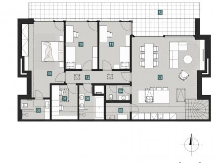 Prodej bytu, 5+kk, 137 m²