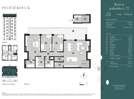 Prodej bytu, 5+kk, 174 m²