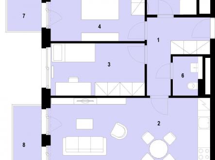Prodej bytu, 3+kk, 79 m²