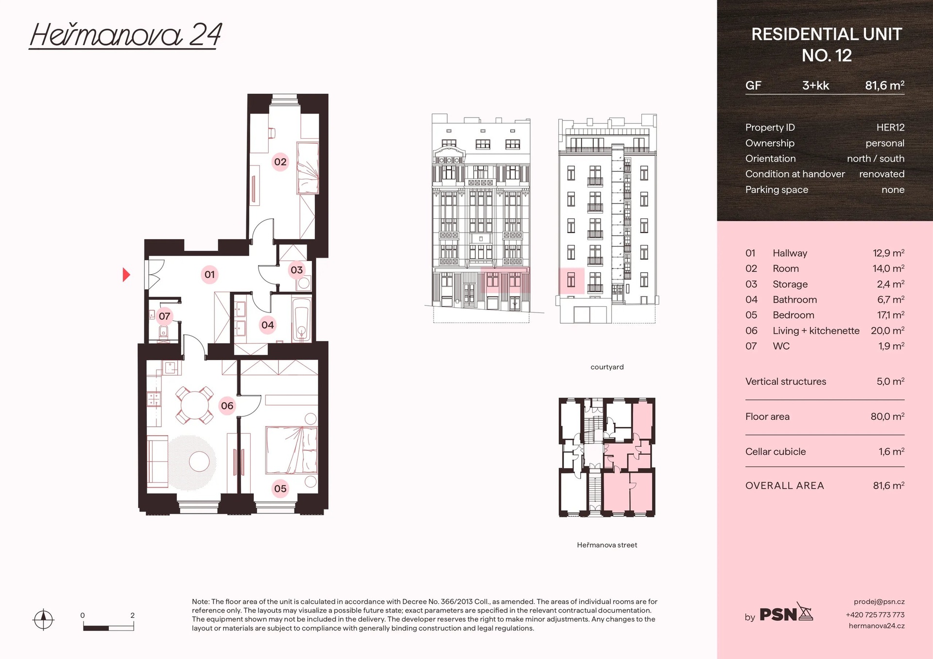 Heřmanova 24, Praha 7 | PSN