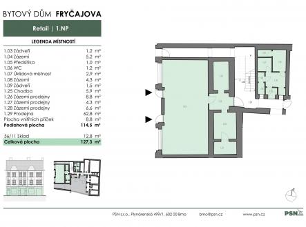 Prodej obchodní prostor, 106 m²