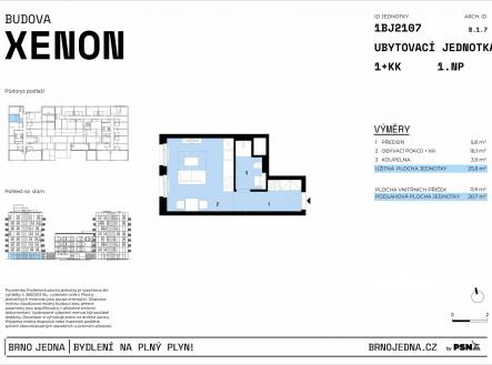 Prodej bytu, 1+kk, 27 m²