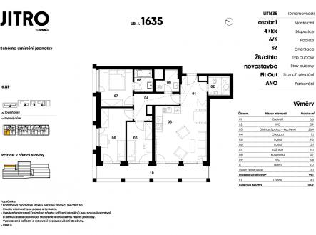 Prodej bytu, 4+kk, 126 m²