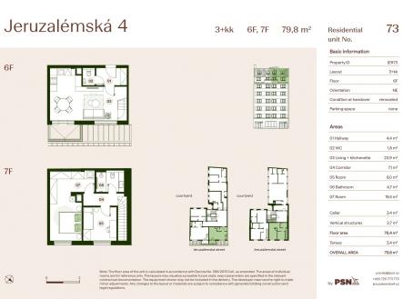 Prodej bytu, 3+kk, 80 m²