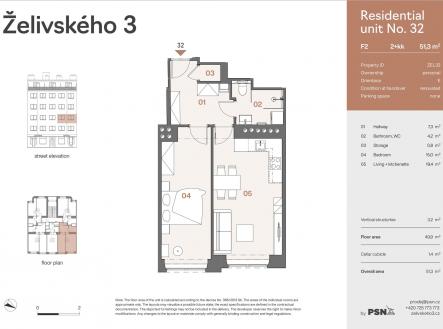 Prodej bytu, 2+kk, 51 m²