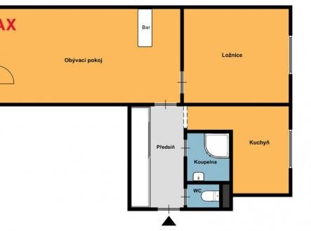 Prodej bytu, 2+1, 54 m²