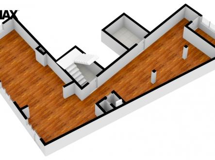 Pronájem obchodní prostory, 210 m²
