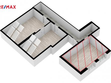Pronájem kanceláře, 20 m²