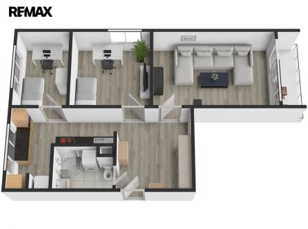 Prodej bytu, 3+1, 68 m²