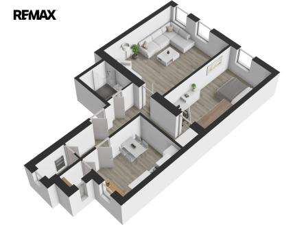 Pronájem bytu, 2+1, 82 m²