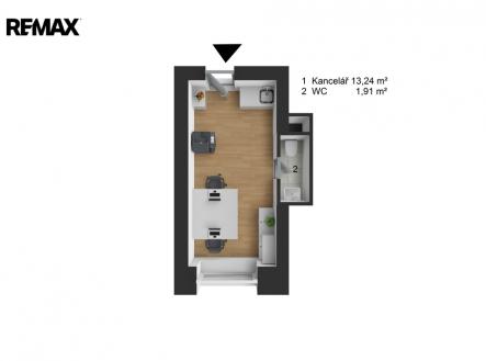 Pronájem kanceláře, 15 m²