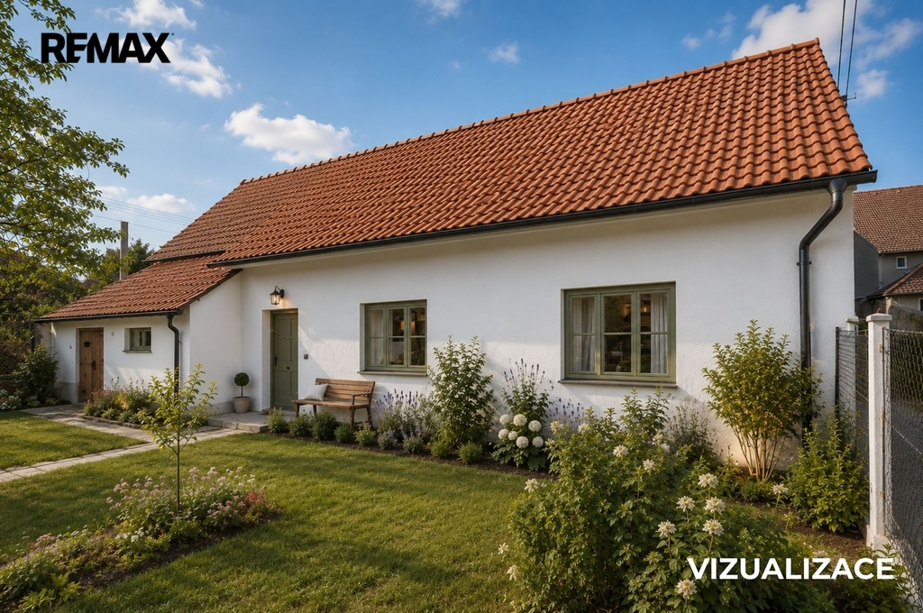 Chalupa Kasejovice – vizualizace