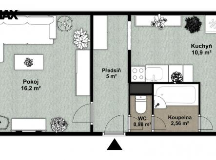 Prodej bytu, 1+1, 37 m²