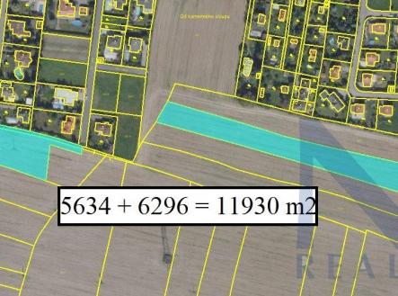 Prodej pozemku, zemědělská půda, 11 930 m²