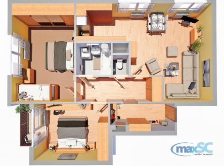 Prodej bytu, 3+kk, 77 m²