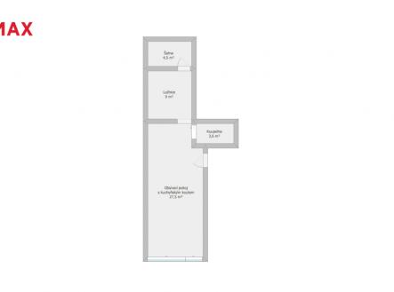 Pronájem bytu, 2+kk, 45 m²