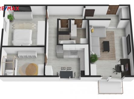 Prodej bytu, 3+1, 68 m²