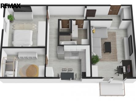 Prodej bytu, 3+1, 68 m²