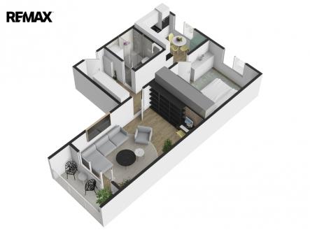 Prodej bytu, 2+1, 56 m²