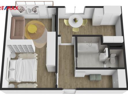 Prodej bytu, 1+1, 48 m²